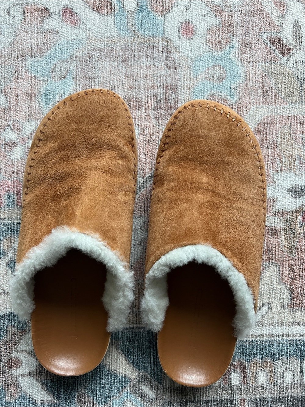 Jenni Kayne Suede Tan NWOT size 39 Clogs